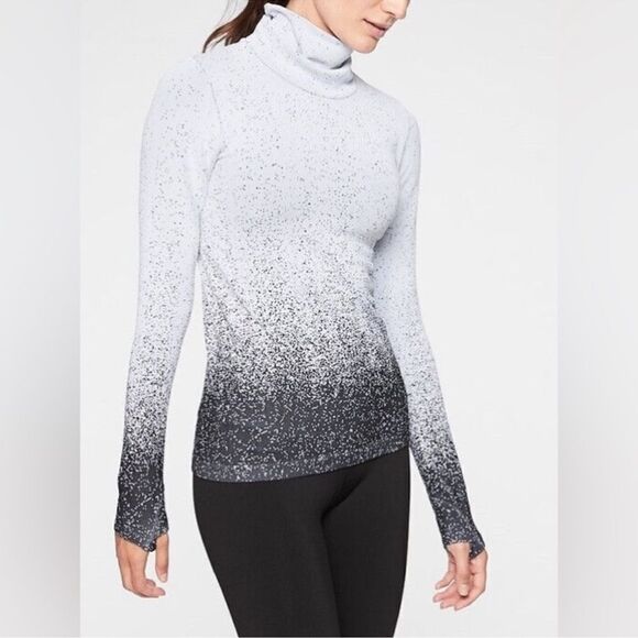 Athleta Flurry Base Layer Ombre Turtleneck Outdoors Top S - Picture 1 of 9